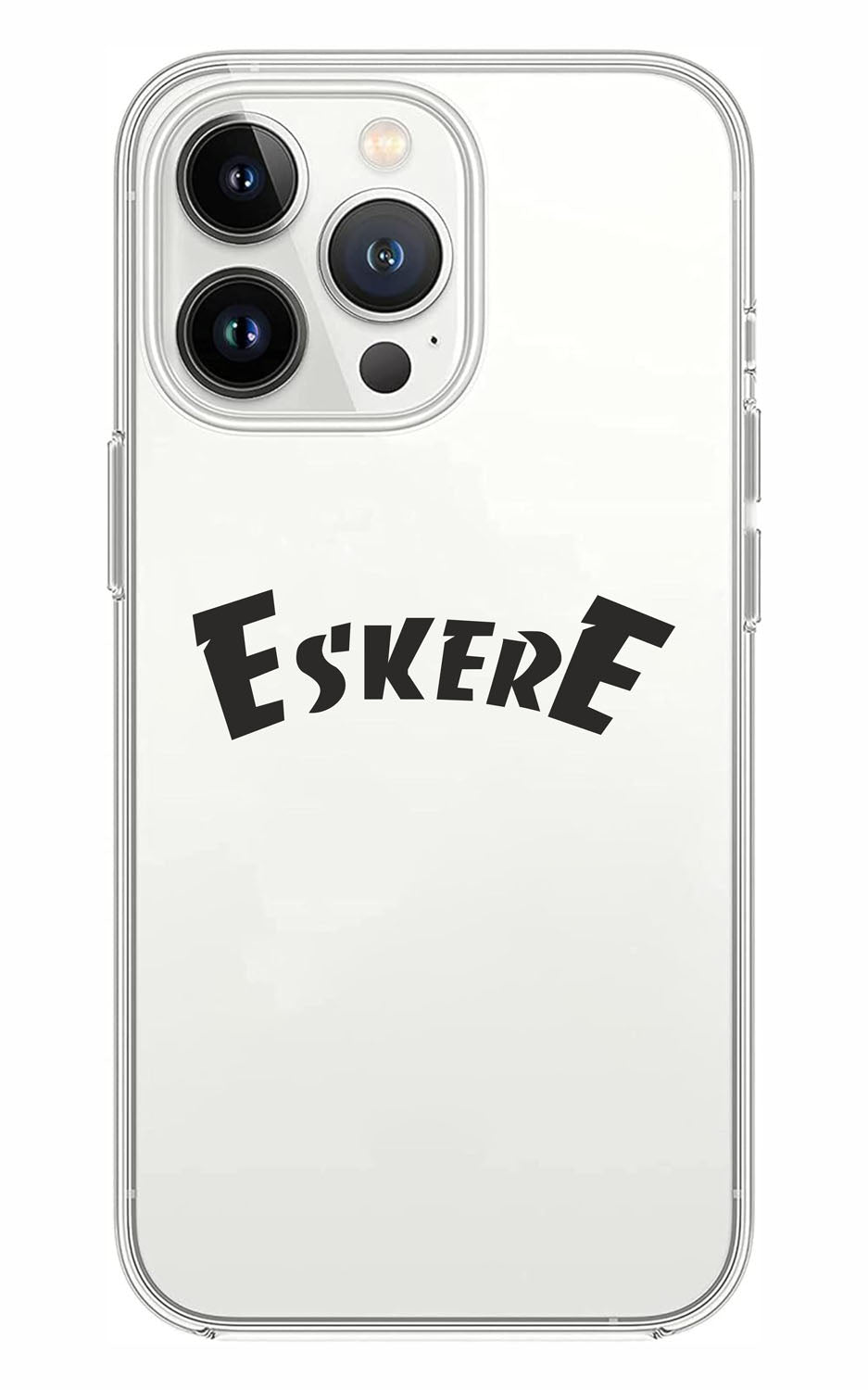 Cover Compatibile Con Tutti i Modelli iPhone - ESKERE MODELLO 2 - Trasparente UltraSottili AntiGraffio Antiurto Case Custodia Marca