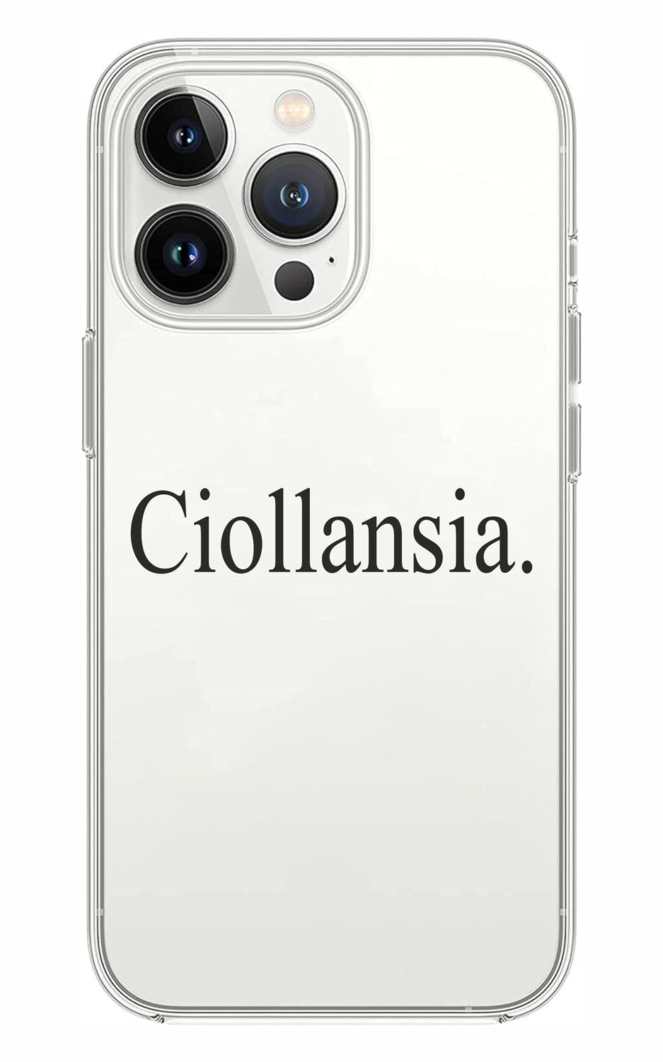 Cover Compatibile Con Tutti i Modelli iPhone - CIOLLANSIA - Trasparente UltraSottili AntiGraffio Antiurto Case Custodia Marca