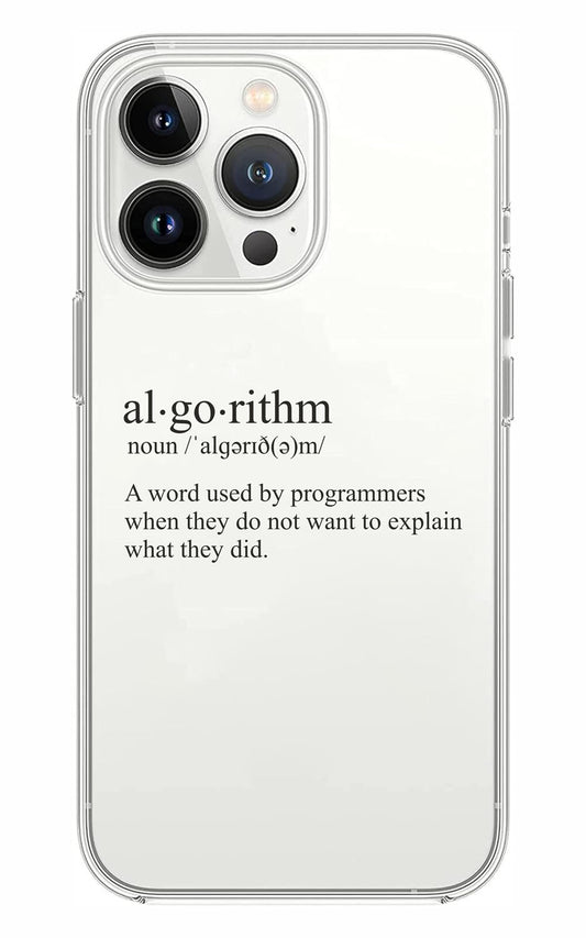 Cover Compatibile Con Tutti i Modelli iPhone - ALGORITHM - Trasparente UltraSottili AntiGraffio Antiurto Case Custodia Marca