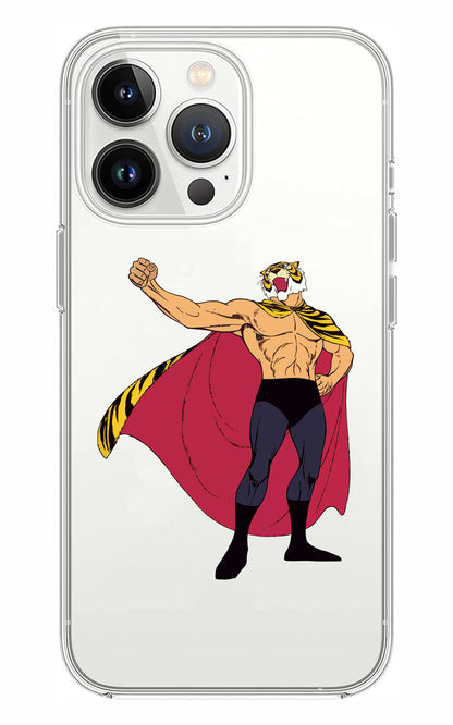 Cover Compatibile Con Tutti i Modelli iPhone - L'UOMO TIGRE - Trasparente UltraSottili AntiGraffio Antiurto Case Custodia Marca