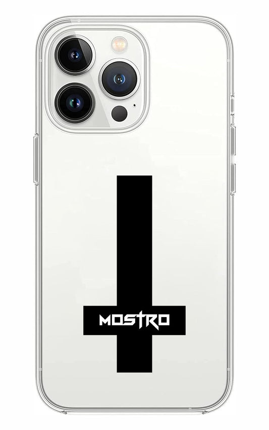 Cover Compatibile Con Tutti i Modelli iPhone - MOSTRO CROCE - Trasparente UltraSottili AntiGraffio Antiurto Case Custodia Marca
