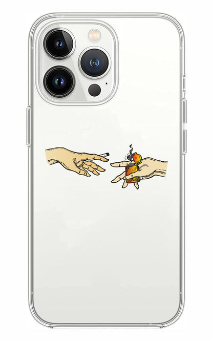 Cover Compatibile Con Tutti i Modelli iPhone - MANI - Trasparente UltraSottili AntiGraffio Antiurto Case Custodia Marca