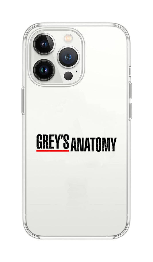 Cover Compatibile Con Tutti i Modelli iPhone - GREY'S ANATOMY LOGO - Trasparente UltraSottili AntiGraffio Antiurto Case Custodia Marca - Social Crazy