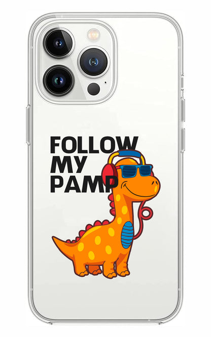 Cover Compatibile Con Tutti i Modelli iPhone - FOLLOW MY PUMP - Trasparente UltraSottili AntiGraffio Antiurto Case Custodia Marca