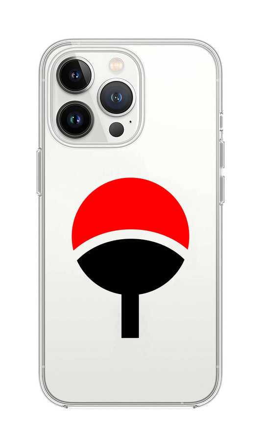 Cover Compatibile Con Tutti i Modelli iPhone - VENTAGLIO UCHIHA - Trasparente UltraSottili AntiGraffio Antiurto Case Custodia Marca