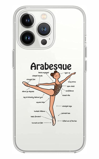 Cover Compatibile Con Tutti i Modelli iPhone - ARABESQUE - Trasparente UltraSottili AntiGraffio Antiurto Case Custodia Marca