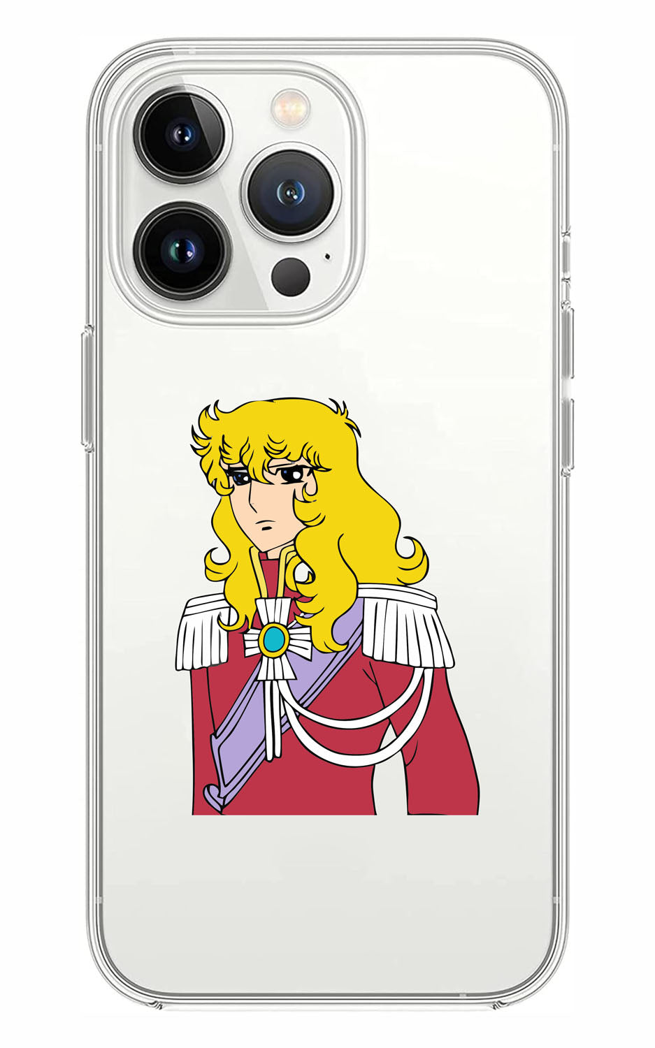 Cover Compatibile Con Tutti i Modelli iPhone - LADY OSCAR - Trasparente UltraSottili AntiGraffio Antiurto Case Custodia Marca