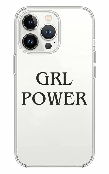 Cover Compatibile Con Tutti i Modelli iPhone - GRL POWER - Trasparente UltraSottili AntiGraffio Antiurto Case Custodia Marca - Social Crazy