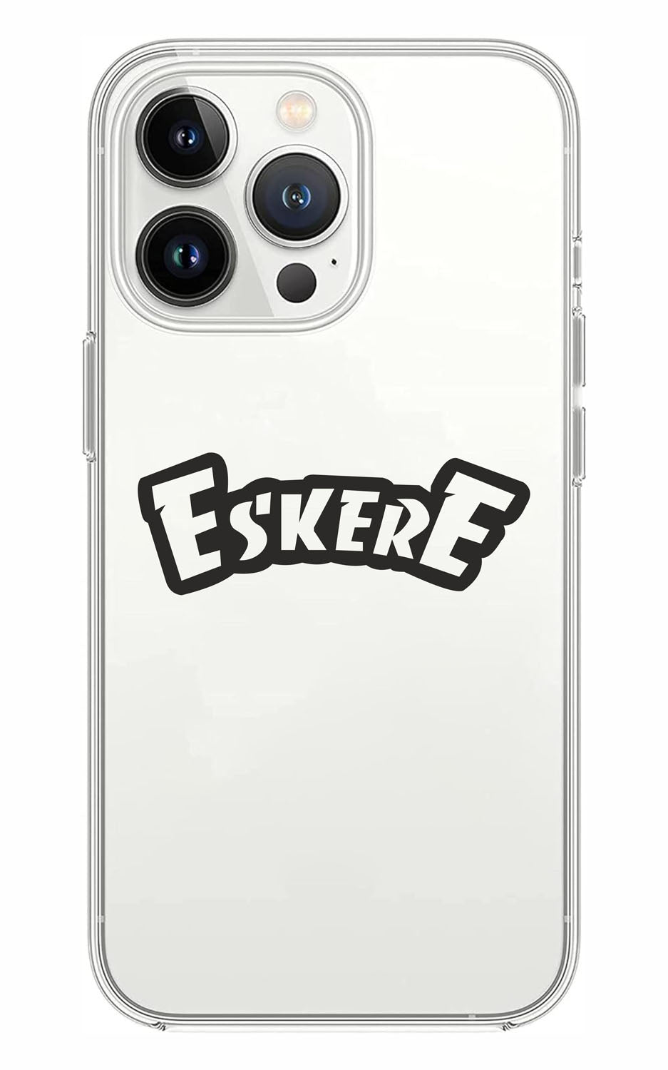 Cover Compatibile Con Tutti i Modelli iPhone - ESKERE - Trasparente UltraSottili AntiGraffio Antiurto Case Custodia Marca