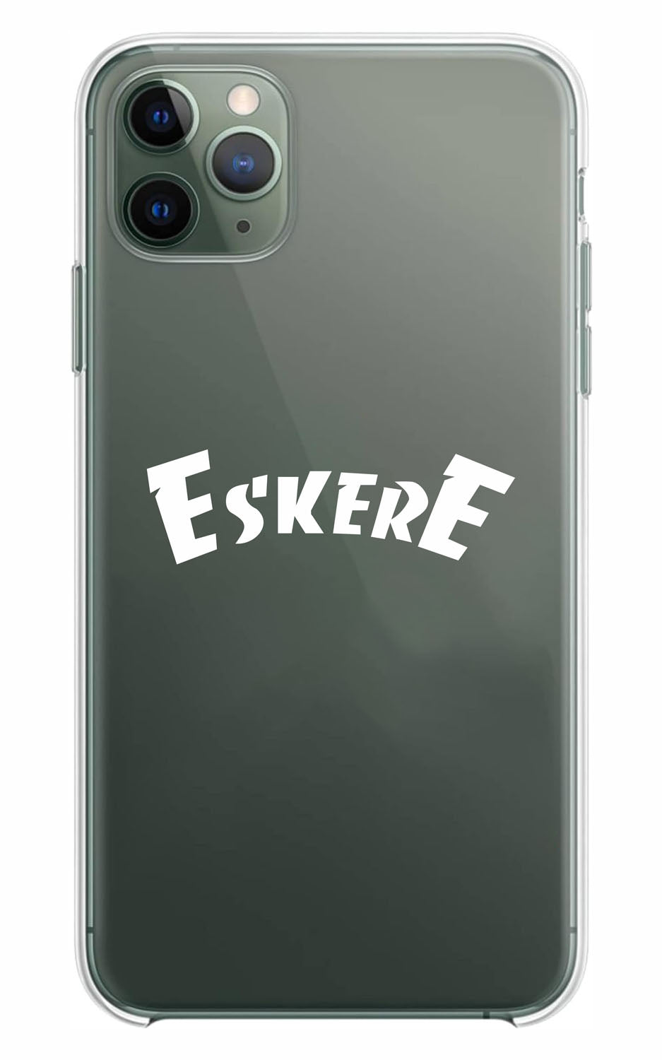 Cover Compatibile Con Tutti i Modelli iPhone - ESKERE MODELLO 2 - Trasparente UltraSottili AntiGraffio Antiurto Case Custodia Marca