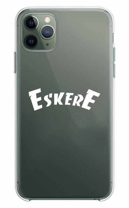 Cover Compatibile Con Tutti i Modelli iPhone - ESKERE MODELLO 2 - Trasparente UltraSottili AntiGraffio Antiurto Case Custodia Marca
