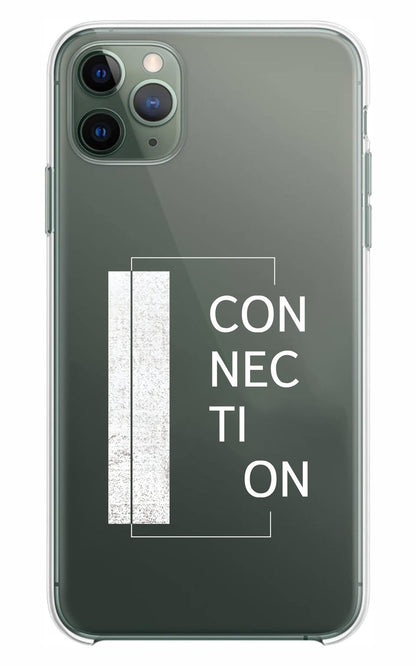 Cover Compatibile Con Tutti i Modelli iPhone - CONNECTION - Trasparente UltraSottili AntiGraffio Antiurto Case Custodia Marca