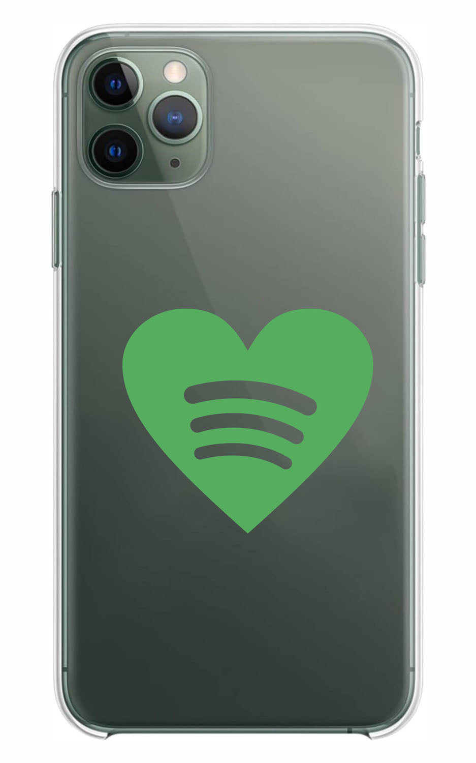 Cover Compatibile Con Tutti i Modelli iPhone - LOVE MUSIC - Trasparente UltraSottili AntiGraffio Antiurto Case Custodia Marca