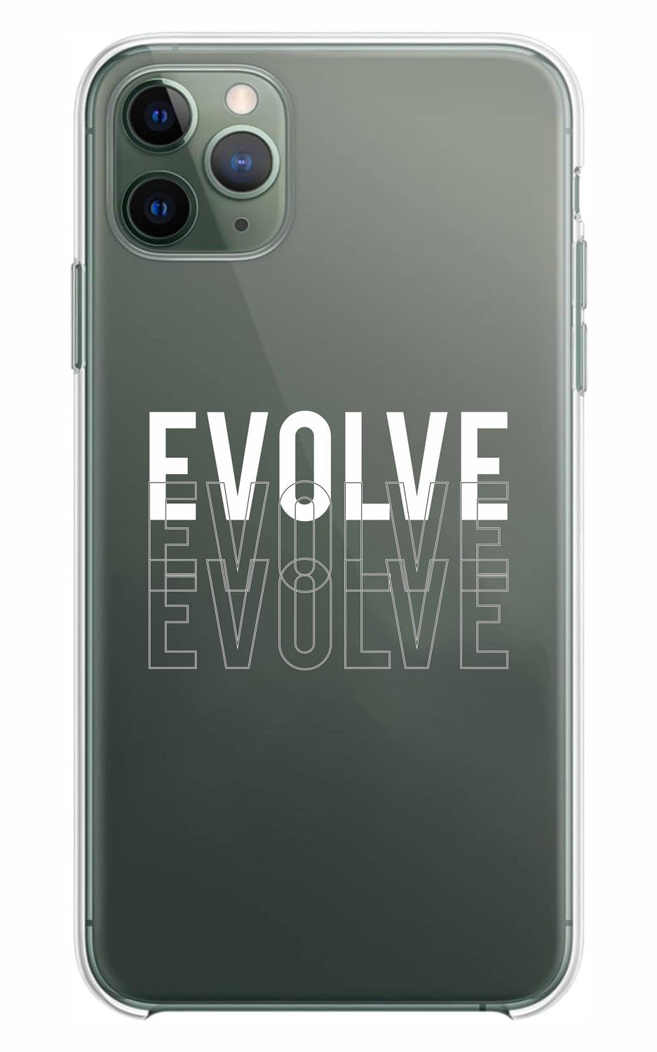 Cover Compatibile Con Tutti i Modelli iPhone - EVOLVE - Trasparente UltraSottili AntiGraffio Antiurto Case Custodia Marca