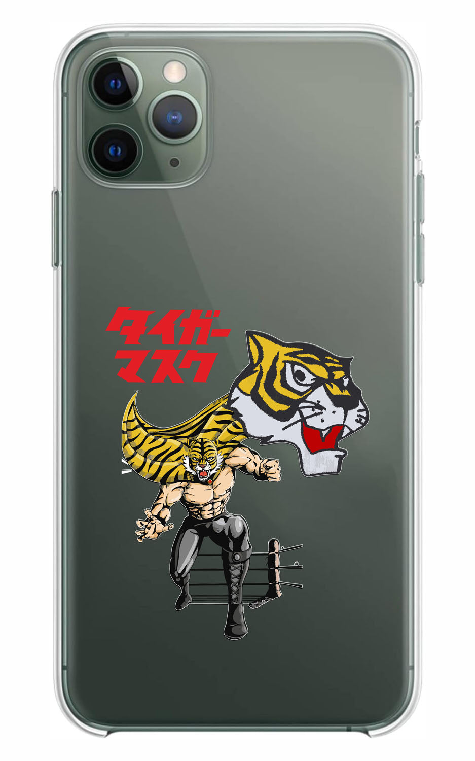 Cover Compatibile Con Tutti i Modelli iPhone - L'UOMO TIGRE MODELLO 2 - Trasparente UltraSottili AntiGraffio Antiurto Case Custodia Marca