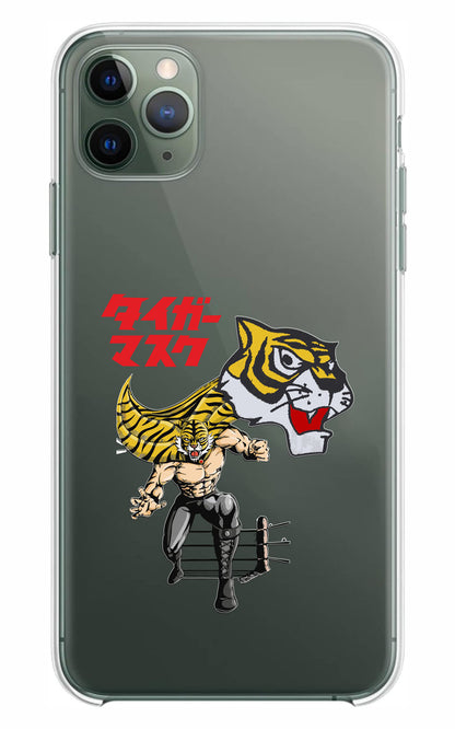 Cover Compatibile Con Tutti i Modelli iPhone - L'UOMO TIGRE MODELLO 2 - Trasparente UltraSottili AntiGraffio Antiurto Case Custodia Marca