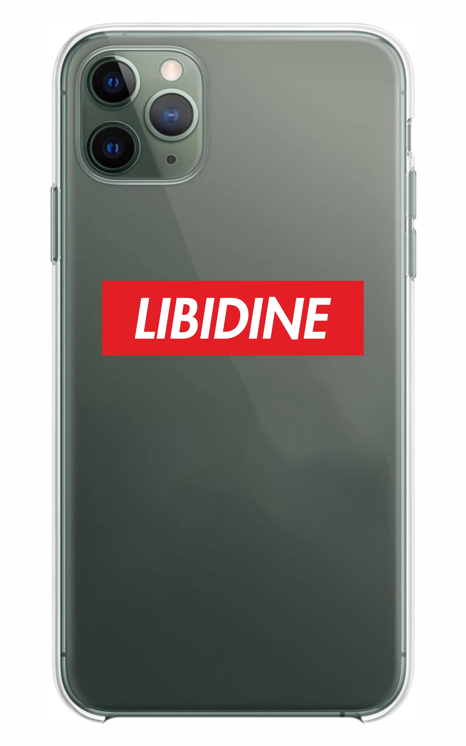 Cover Compatibile Con Tutti i Modelli iPhone - LIBIDINE - Trasparente UltraSottili AntiGraffio Antiurto Case Custodia Marca - Social Crazy