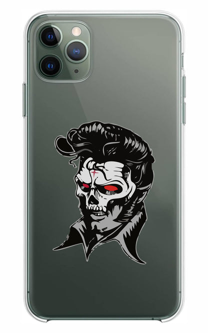 Cover Compatibile Con Tutti i Modelli iPhone - HELLVIS BACK - Trasparente UltraSottili AntiGraffio Antiurto Case Custodia Marca