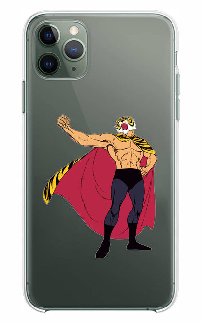 Cover Compatibile Con Tutti i Modelli iPhone - L'UOMO TIGRE - Trasparente UltraSottili AntiGraffio Antiurto Case Custodia Marca