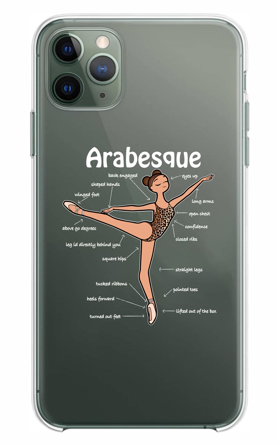 Cover Compatibile Con Tutti i Modelli iPhone - ARABESQUE - Trasparente UltraSottili AntiGraffio Antiurto Case Custodia Marca