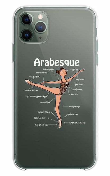 Cover Compatibile Con Tutti i Modelli iPhone - ARABESQUE - Trasparente UltraSottili AntiGraffio Antiurto Case Custodia Marca