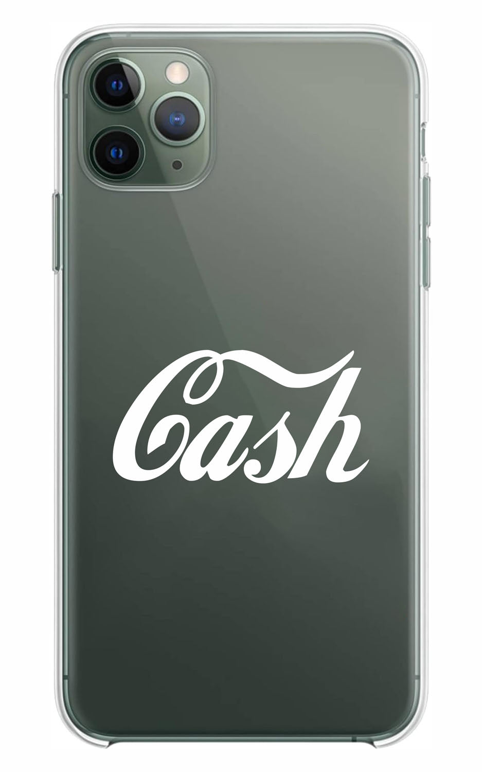 Cover Compatibile Con Tutti i Modelli iPhone - CASH - Trasparente UltraSottili AntiGraffio Antiurto Case Custodia Marca