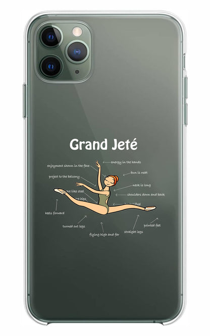 Cover Compatibile Con Tutti i Modelli iPhone - GRAND JETÈ - Trasparente UltraSottili AntiGraffio Antiurto Case Custodia Marca