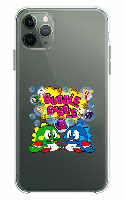 Cover Compatibile Con Tutti i Modelli iPhone - BUBBLE BOBBLE - Trasparente UltraSottili AntiGraffio Antiurto Case Custodia Marca