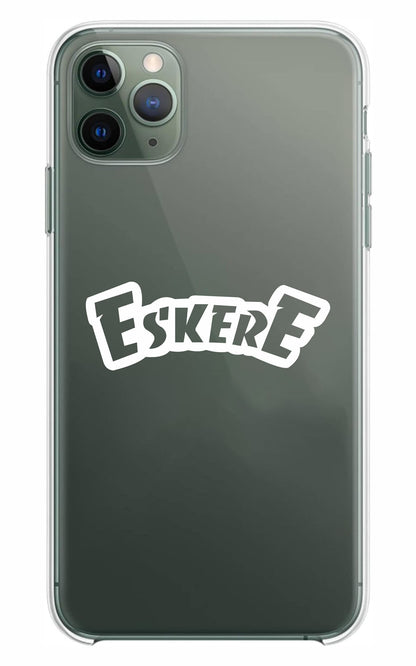 Cover Compatibile Con Tutti i Modelli iPhone - ESKERE - Trasparente UltraSottili AntiGraffio Antiurto Case Custodia Marca