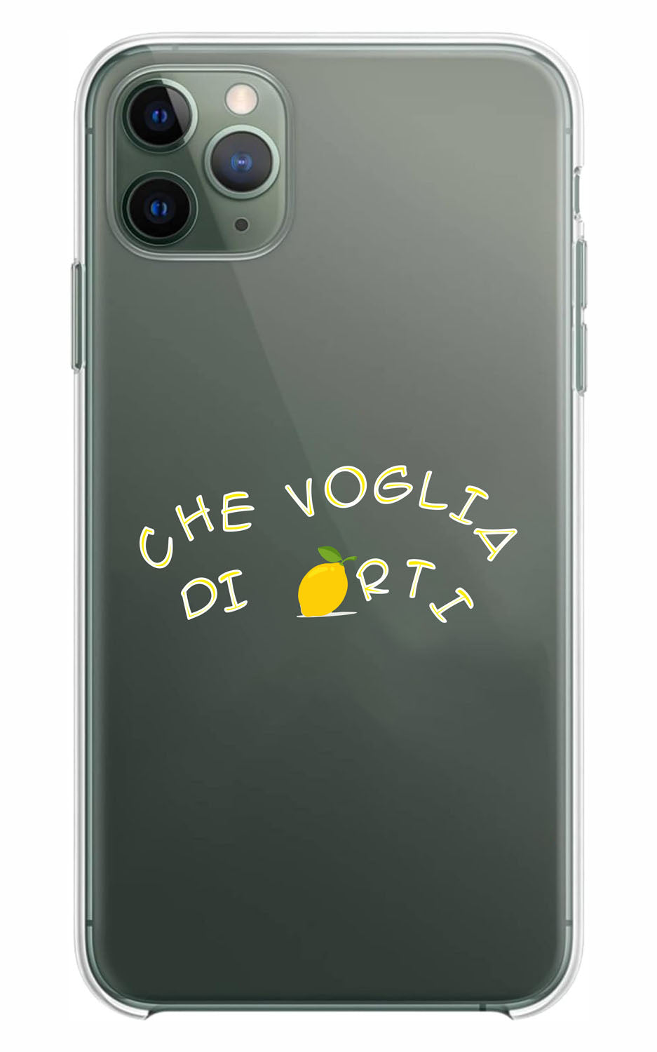 Cover Compatibile Con Tutti i Modelli iPhone - CHE VOGLIA DI LIMONARTI - Trasparente UltraSottili AntiGraffio Antiurto Case Custodia Marca