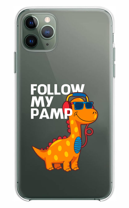 Cover Compatibile Con Tutti i Modelli iPhone - FOLLOW MY PUMP - Trasparente UltraSottili AntiGraffio Antiurto Case Custodia Marca