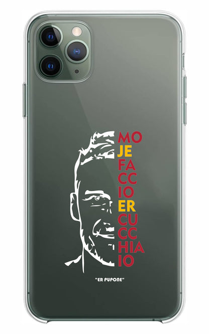 Cover Compatibile Con Tutti i Modelli iPhone - ER PUPONE - Trasparente UltraSottili AntiGraffio Antiurto Case Custodia Marca - Social Crazy