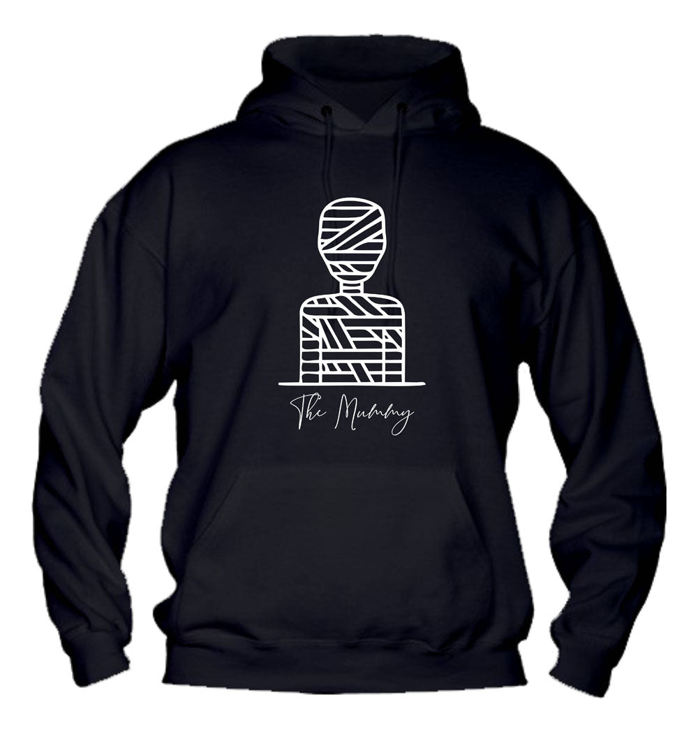 Felpa con cappuccio UOMO, DONNA & BAMBIN - LA MUMMIA - Super vestibilità Top qualità