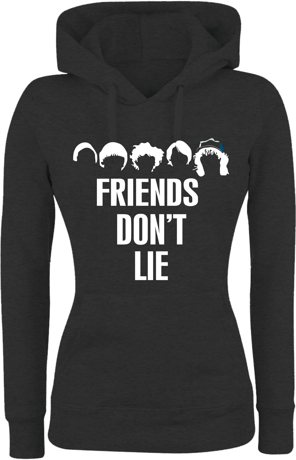 Felpa con cappuccio UOMO, DONNA & BAMBIN - FRIEND'S DON'T LIE - Super vestibilità Top qualità