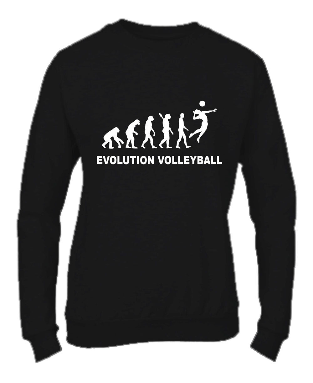 Felpa Girocollo UOMO, DONNA & BAMBIN - EVOLUTION VOLLEYBALL - Super vestibilità Top qualità