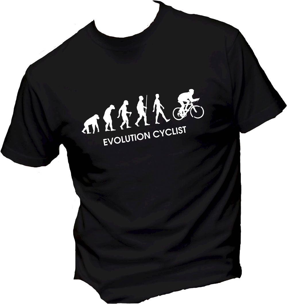 T-Shirt Uomo, Donna & Bambino - EVOLUTION CYCLING - Maglietta Maglia Tshirt Super vestibilità Top qualità