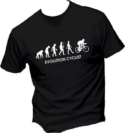 T-Shirt Uomo, Donna & Bambino - EVOLUTION CYCLING - Maglietta Maglia Tshirt Super vestibilità Top qualità