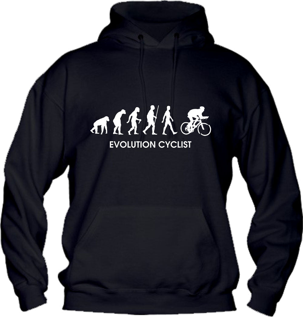 Felpa con cappuccio UOMO, DONNA & BAMBIN - EVOLUTION CYCLING - Super vestibilità Top qualità