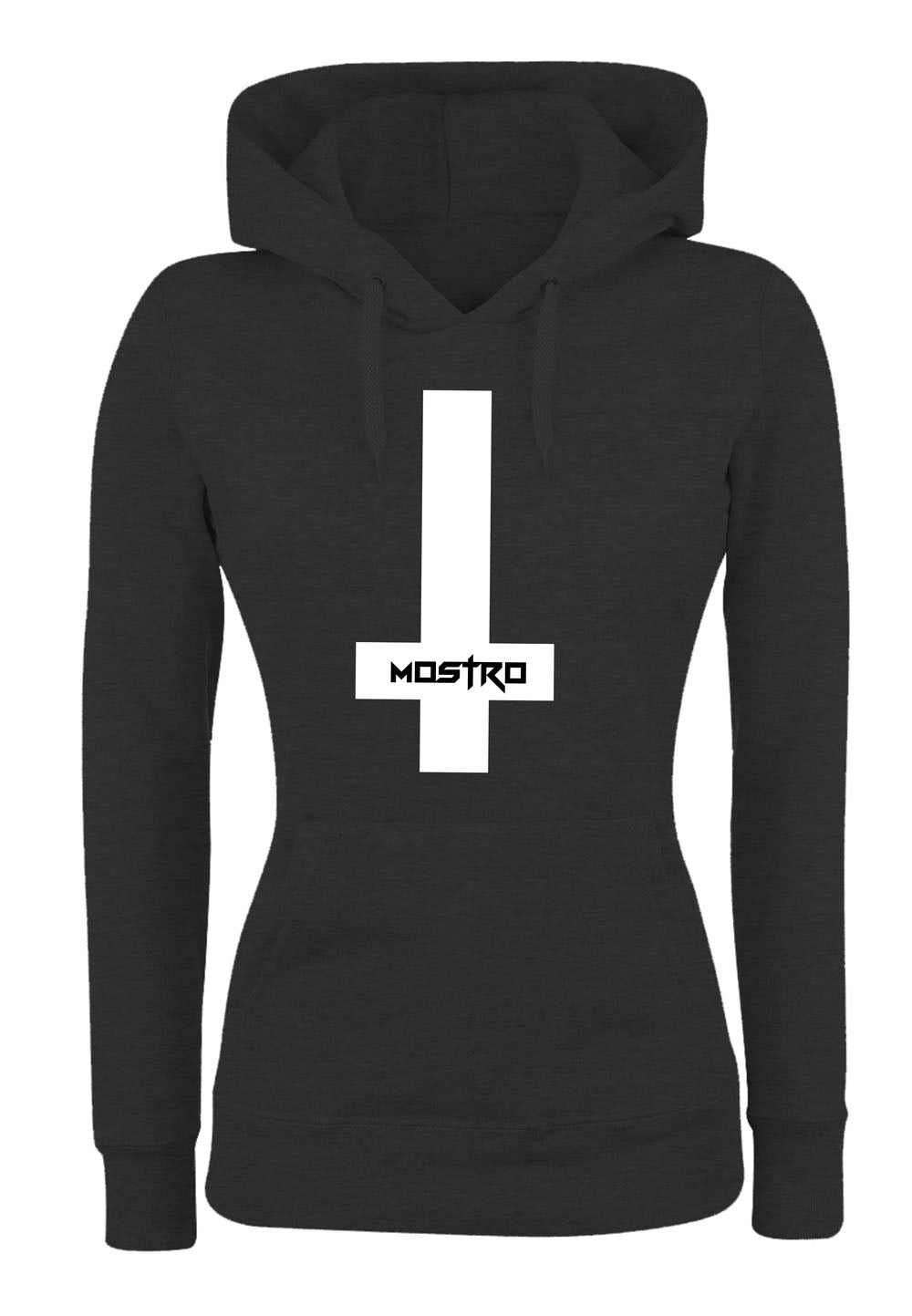 Felpa con cappuccio UOMO, DONNA & BAMBIN - MOSTRO CROCE - Super vestibilità Top qualità