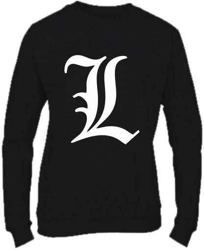 Felpa Girocollo UOMO, DONNA & BAMBIN - LAWLIET DEATH NOTE - Super vestibilità Top qualità