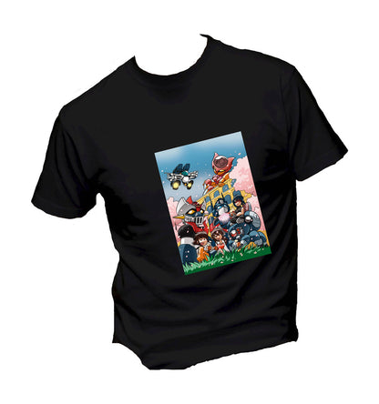 T-Shirt Uomo Donna & Bambino - MECHA'S WORLD - Maglietta Maglia Tshirt Super vestibilità Top qualità