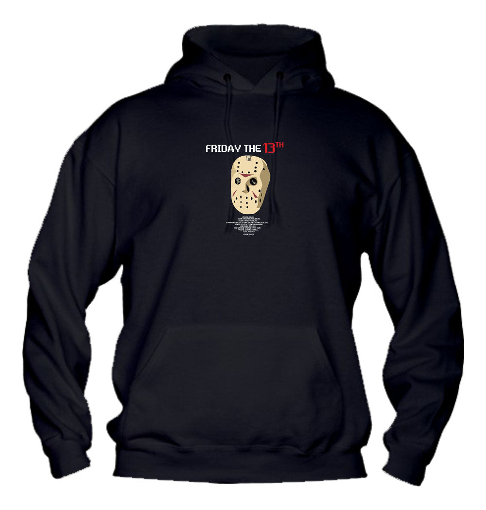 Felpa con cappuccio UOMO, DONNA & BAMBIN - FRIDAY THE 13TH - Super vestibilità Top qualità