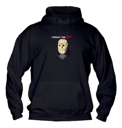 Felpa con cappuccio UOMO, DONNA & BAMBIN - FRIDAY THE 13TH - Super vestibilità Top qualità