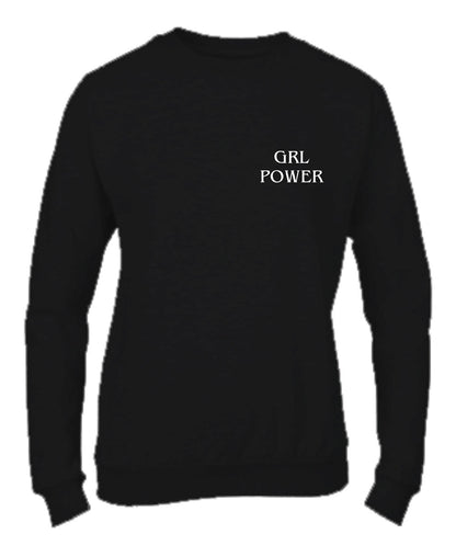 Felpa Girocollo DONNA & BAMBIN - GRL POWER - Super vestibilità Top qualità