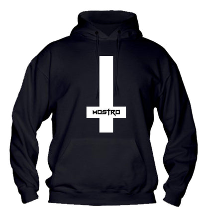 Felpa con cappuccio UOMO, DONNA & BAMBIN - MOSTRO CROCE - Super vestibilità Top qualità