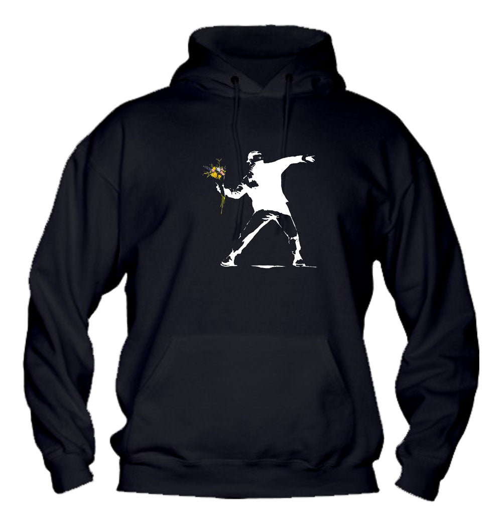 Felpa con cappuccio UOMO, DONNA & BAMBIN - FIORI - Super vestibilità Top qualità