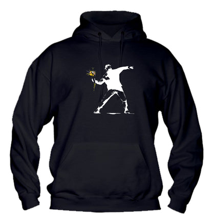 Felpa con cappuccio UOMO, DONNA & BAMBIN - FIORI - Super vestibilità Top qualità