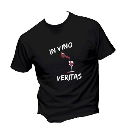 T-Shirt Uomo & Bambino - IN VINO VERITAS - Maglietta Maglia Tshirt Super vestibilità Top qualità