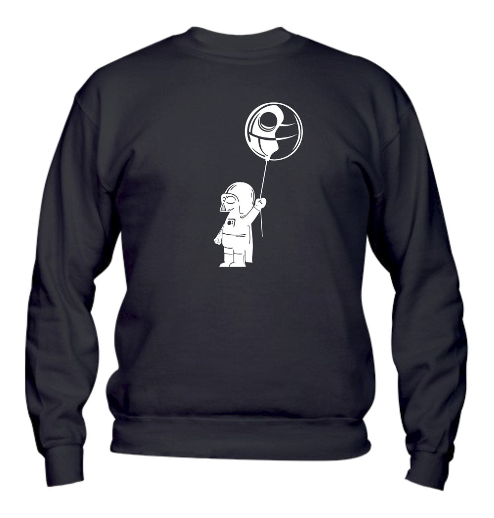 Felpa Girocollo UOMO, DONNA & BAMBIN - BABY DARTH VADER - Super vestibilità Top qualità