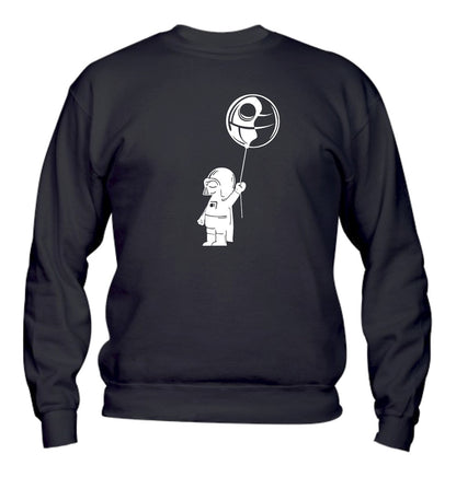 Felpa Girocollo UOMO, DONNA & BAMBIN - BABY DARTH VADER - Super vestibilità Top qualità